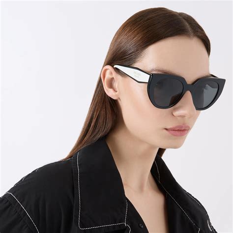 prada pr 14ws 2au6s1|Prada Cat Eye Women's Sunglasses, PR 14WS .